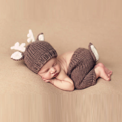 Hot Fotografia Baby Boy Accessories  with Cute Cartoon  Clothing Set