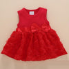 Baby Girls clothes Rose flower dress  Set Baby Clothing Kids Dresses for Girls Bebes
